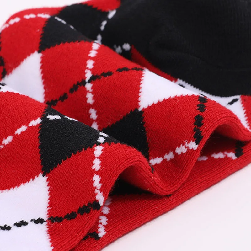 2021 New Styles High Quality Cotton Women and Men Socks Large Colorful Fashion Lion Dance Argyle Casual Funny Socks Size EU41-48