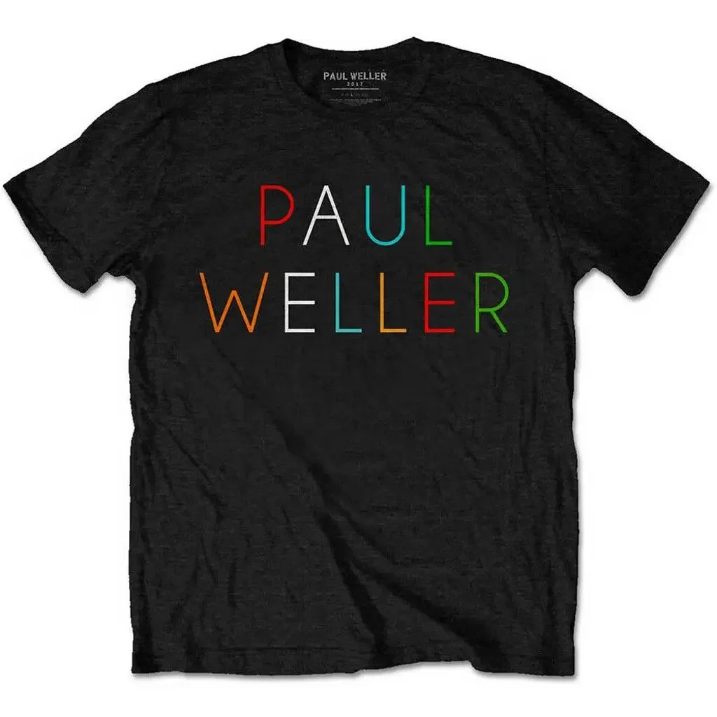 Paul Weller многоцветная Футболка с логотипом официальная