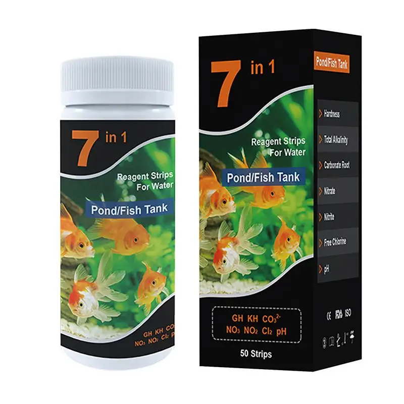 

Water Hardness Test Strips 7-in-1 Water Quality Test Strips 50 Count Pool Test Strips Emergency Drinking Water Test Strips For