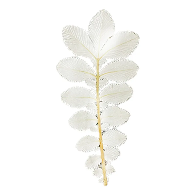 Настольная лампа сделай сам Антибликовая фоторамка с изображением белых листьев