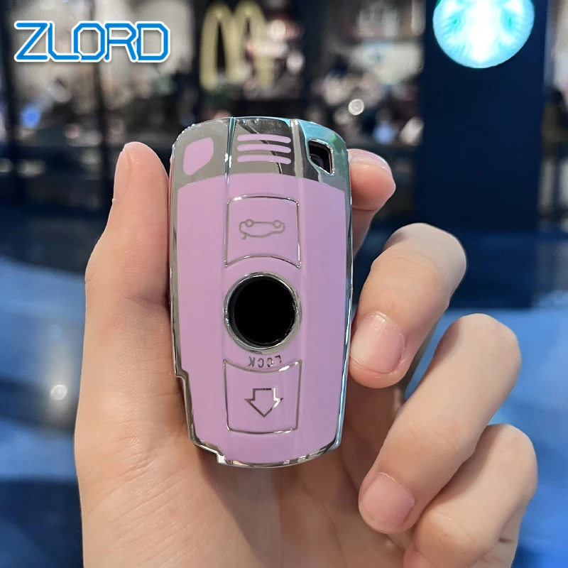 Чехол из ТПУ для автомобильного смарт-ключа BMW E60 E61 E70 E81 E87 E90 E91 E92 X1 X5 X3 1 3 5 6 серии Z4