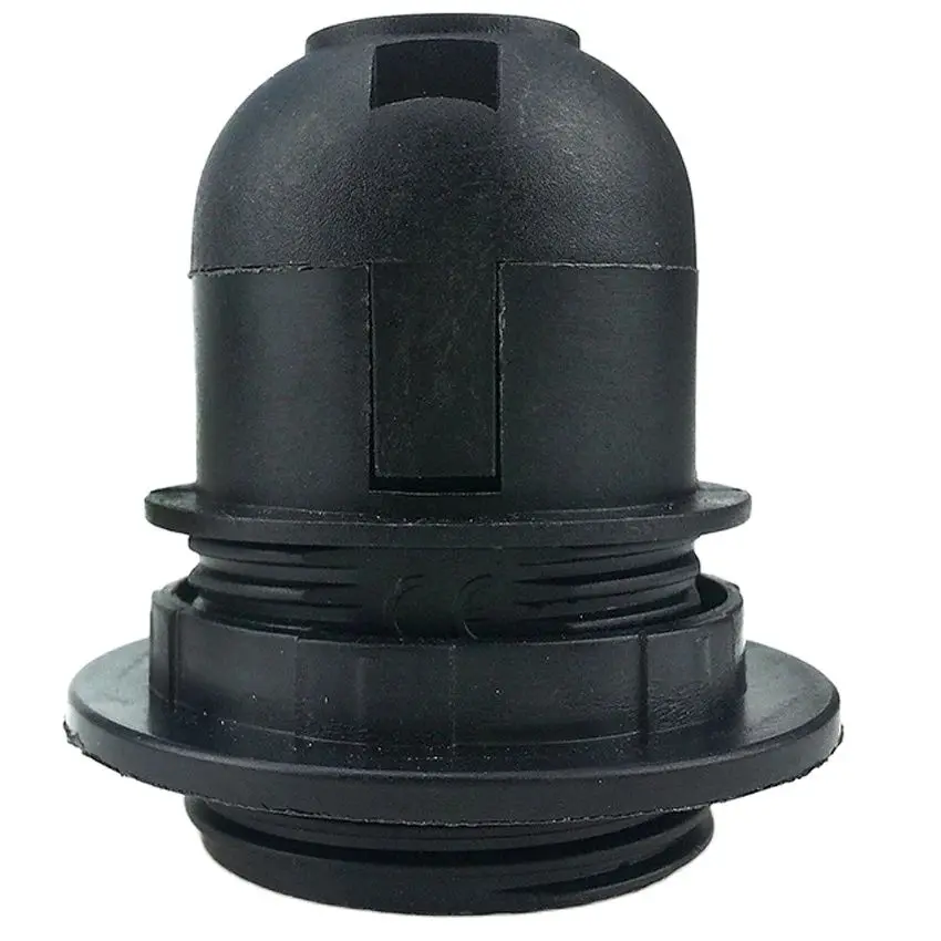 

1 шт., белый, черный, 4А, винт с полузубцами E27, держатель лампы, энергосберегающая люстра, светодиодная лампа, цоколь, фитинг, винтажный светильник E26