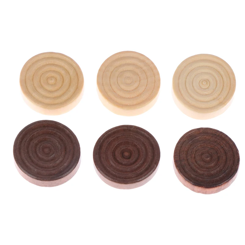 

Шашки круглые деревянные, 24 шт./набор