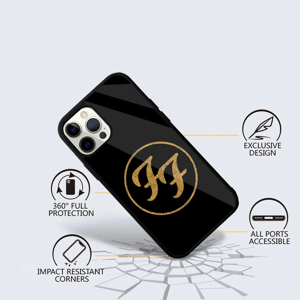 Чехол для телефона F-Foo Band F-FightersS iPhone 16 15 14 13 12 11 Plus Pro Max Mini Magsafe с магнитной