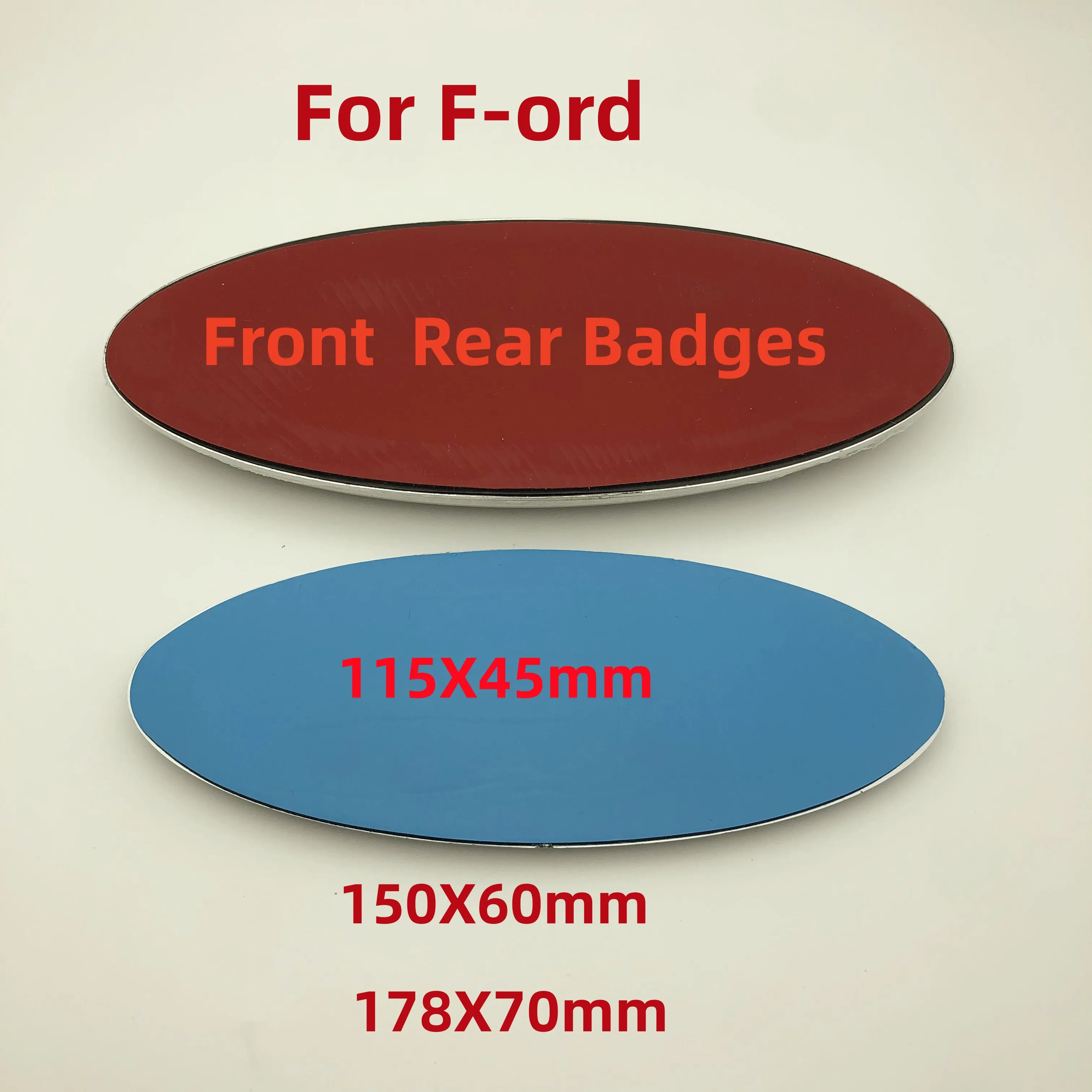 

Car Rear Boot Trunk Blue Logo Front Hood Bonnet Emblem Badge Sticker For F-ord Focus Fiesta Mondeo Styling Accessories