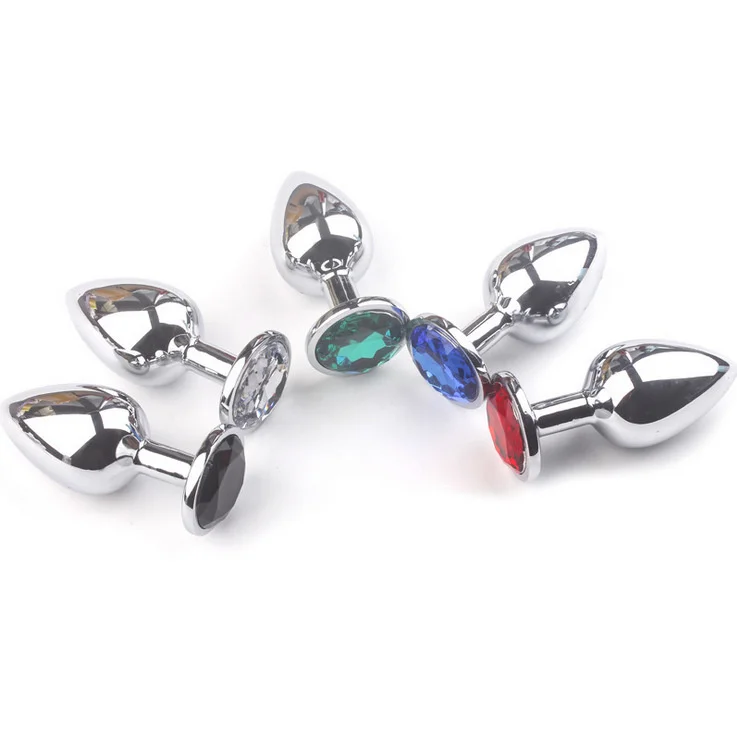 Интимные изделия средний и большой металлический костюм анальная пробка заднего