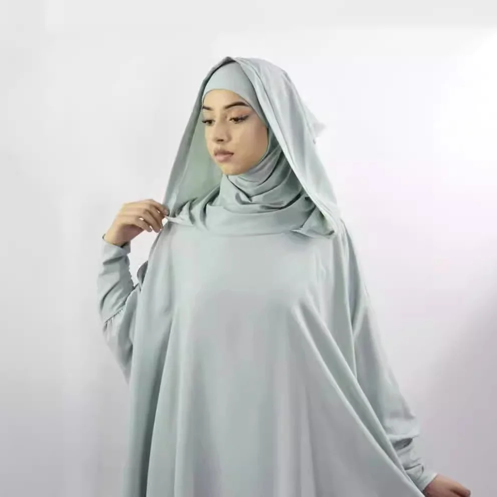 Новинка 2024 г. мусульманские две шляпы Abaya женская одежда для молитв мусульманское