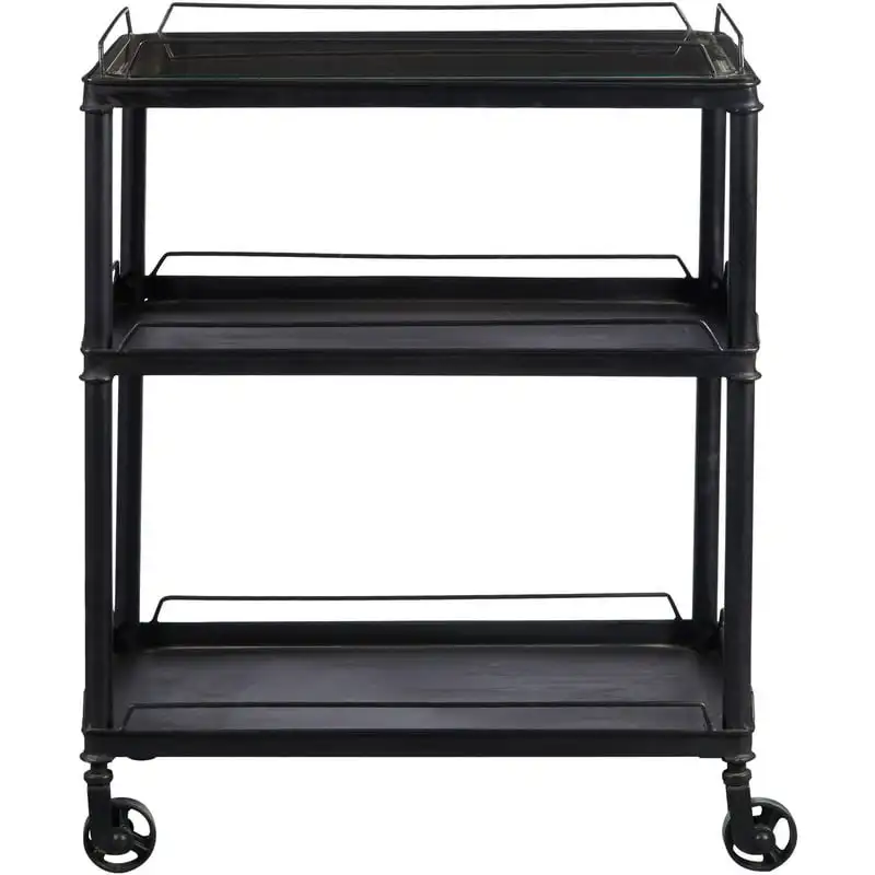 

Tray Top Metal Bar Cart