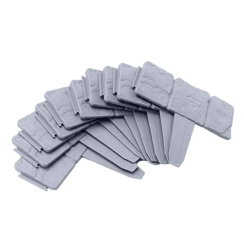 

Garden Fence Decor 10PCS/20PCS Folding Fencing Edging Border Decoration Barrier 25*23CM/9.84*9.06IN Fence For DIY For Parks