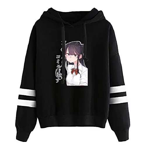 

2022 Tydres Komi Cant Communicate Merch Hoodie Fashion Pullover Harajuku Anime Hoody Sweatshirts Clothes