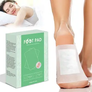 40pcs Foot Care Patch Mugwort Dehumidifying Natural Cleaning Foot Pads Improve Sleep Quality Relieve Fatigue Stress Relax Care