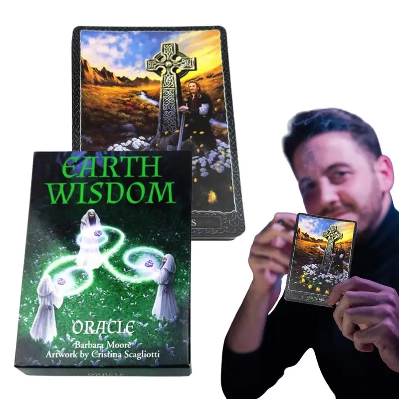 

Earth Wisdom Tarot Cards Deck Mystical Wisdom Tarot Family Party Board Game English Oracle Card