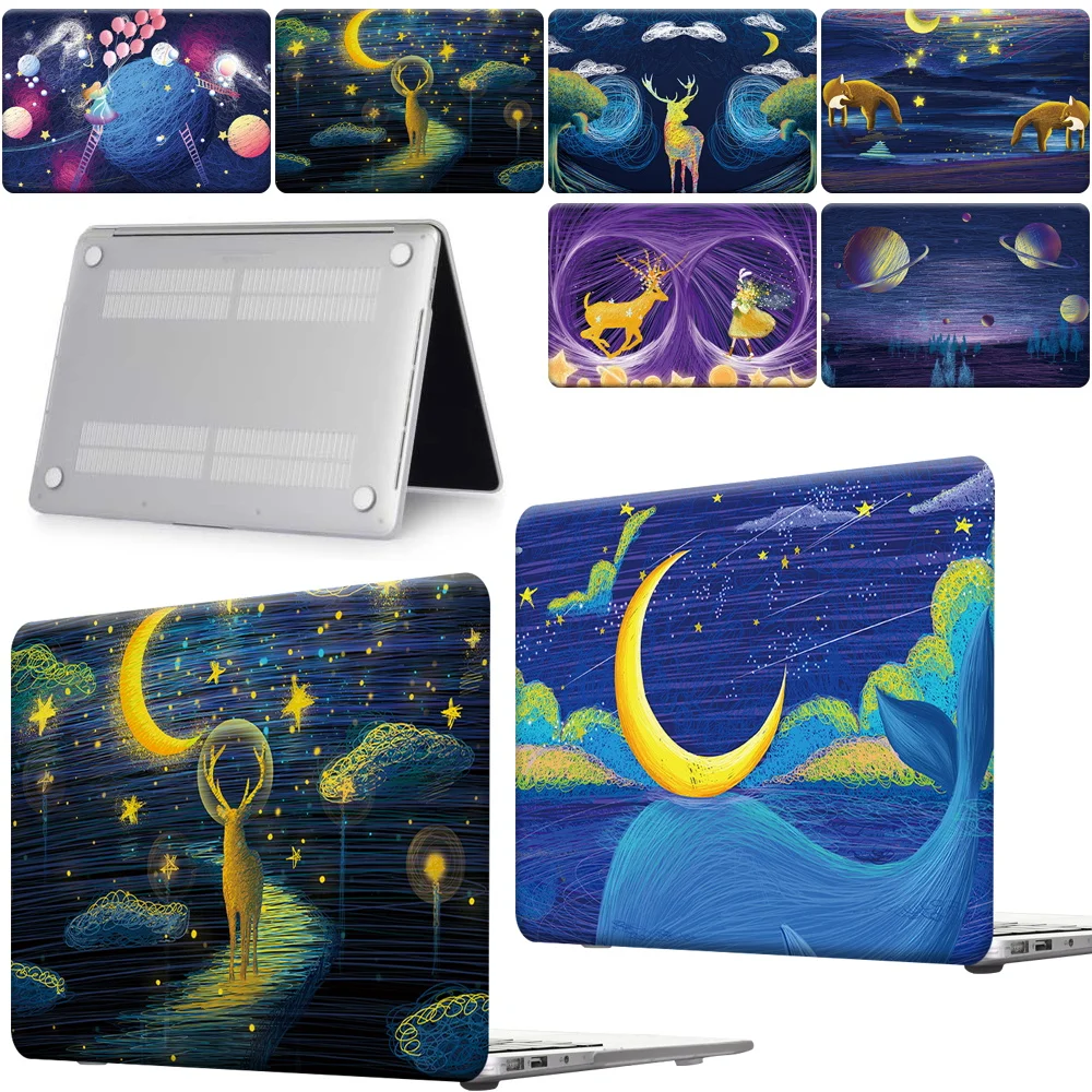 

Laptop Case for Apple MateBook Pro 13" A2338/Pro 15" A1398/Pro 13" A2159/Pro 16"/Pro 14" A2442 Plastic Notebook Hard Cover