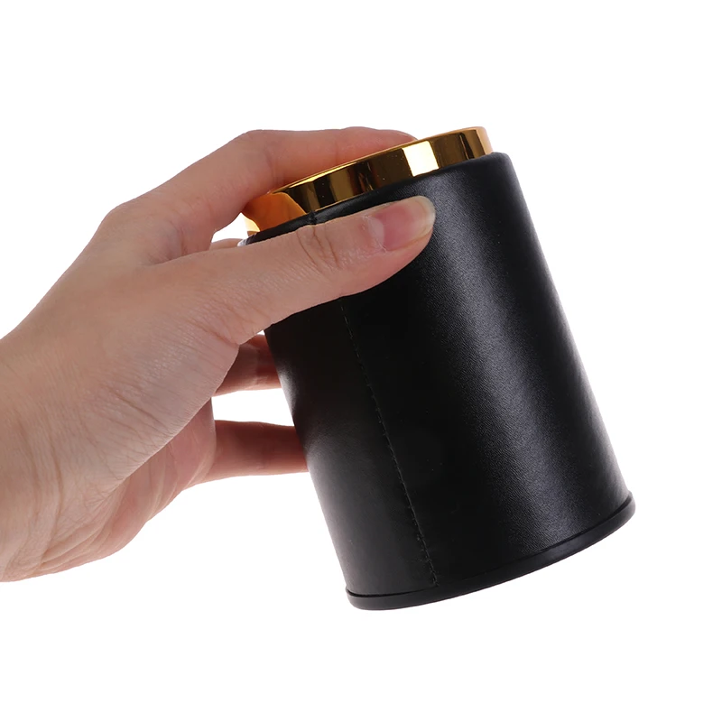 

Leather Dice Cup Dicebox For Bar KTV PU Leather Dice Cup Bar Game Supplies