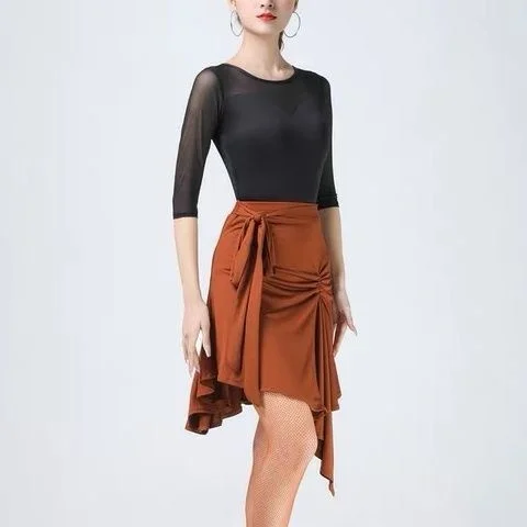 Костюм для взрослых танцевальная одежда латиноамериканских танцев короткая