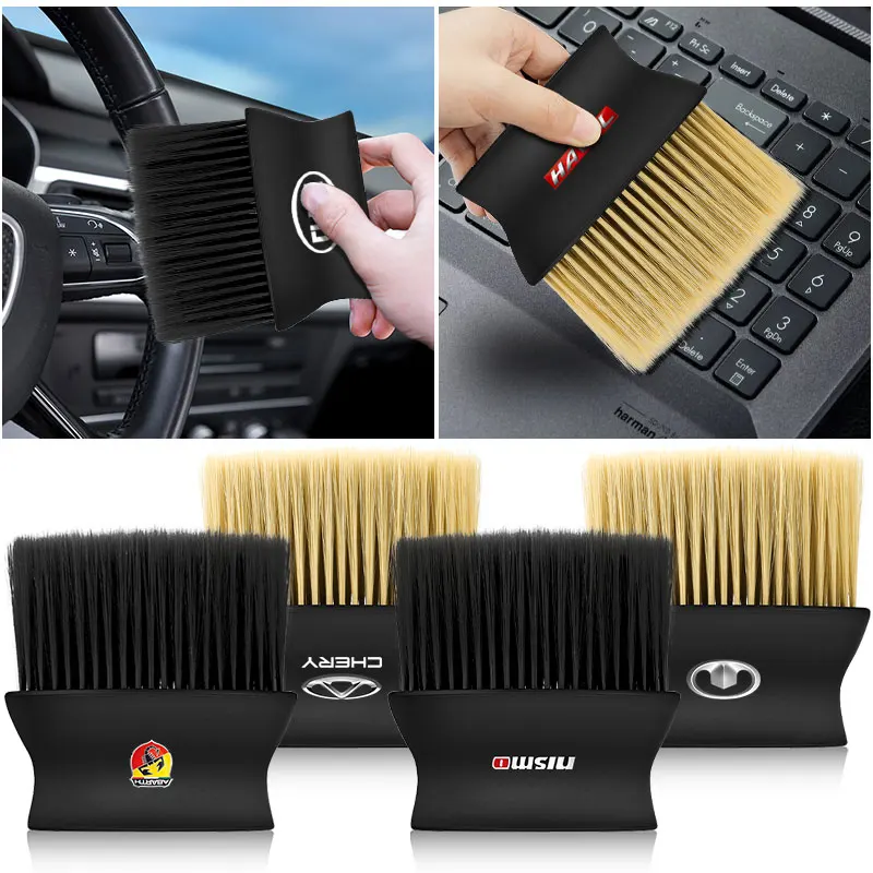 

1pcs Car Dusting Brush Cleaning Scouring Brush for Jeep Renegade Wrangler JK JL Grand Cherokee Compass Patriot Auto Accessories