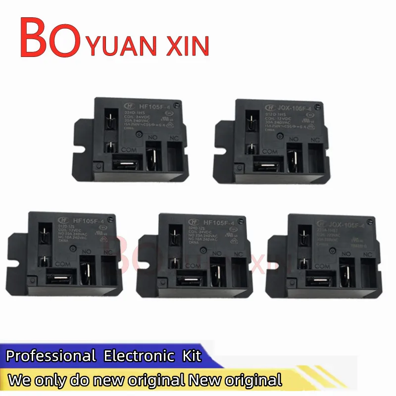 Новое оригинальное реле кондиционера 220 В HF105F JQX-105F-4-012D 024D 220A -1HS 1ZS 12 H.F для бытовой