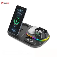 Wireless Charger Stand For iPhone13 Pro Max Mini 30W Fast Charging Dock Station For Apple Watch AirPods Pro