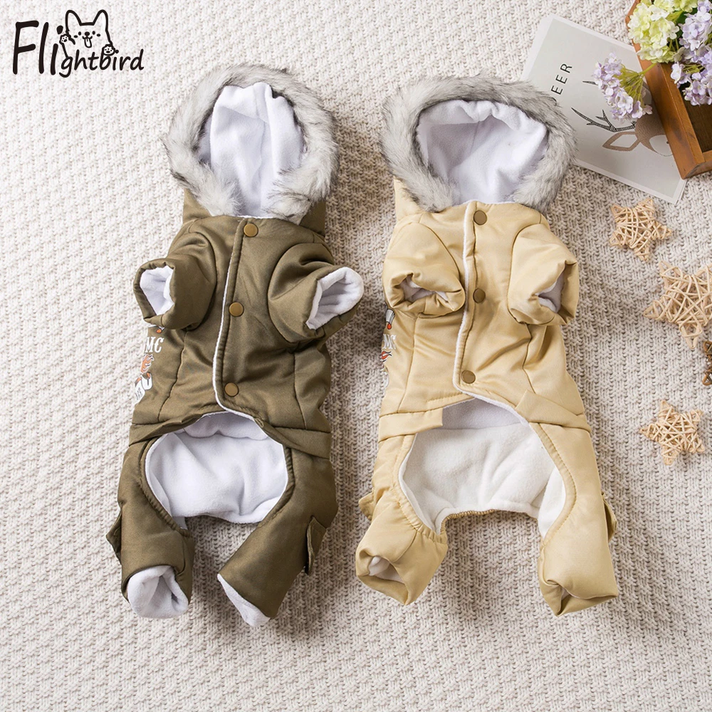 

Winter Dog Clothes Puppy Pet Dog Coat Jacket For Small Medium Dogs Thicken Warm Jumpsuit Chihuahua Yorkies Hoodie Pets Clothing