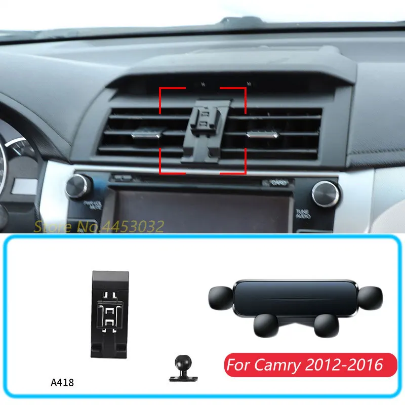 

Автомобильный держатель для телефона для Toyota Camry 2012-2016 гравитационная подставка крепление горизонтальный GPS мобильный кронштейн аксессуары с основанием