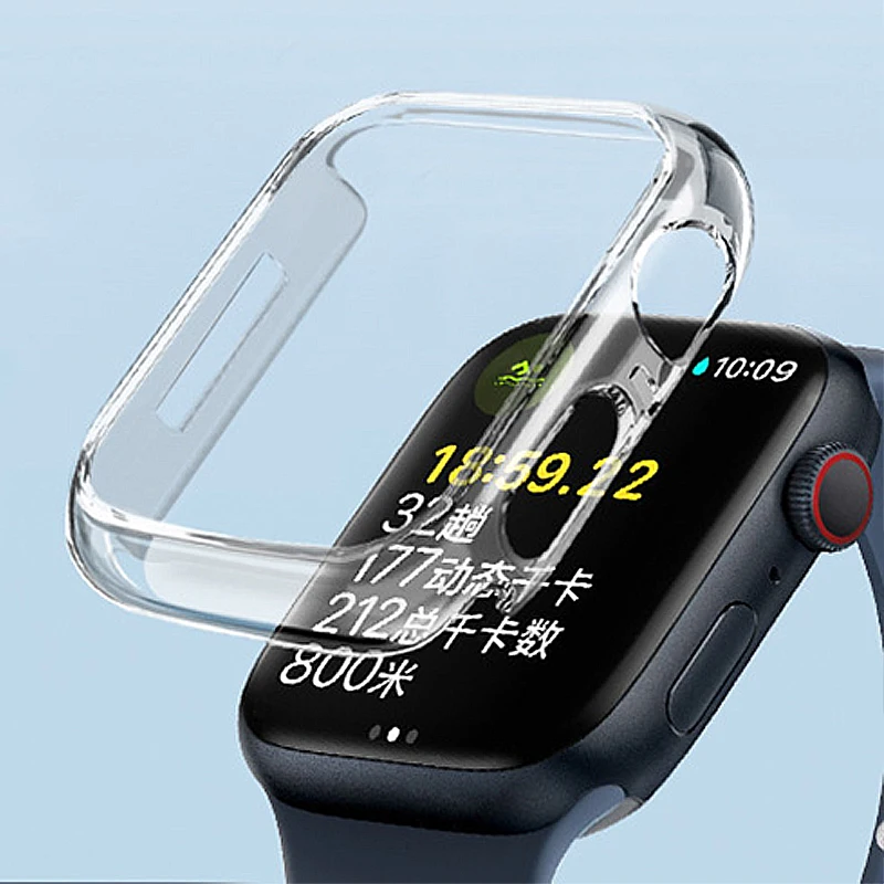 Cover For Apple Watch Ultra case 49mm Protector for iWatch Series 7 8 41 mm 41mm 45mm Plastic Hard PC bumper Watch Cover Frame