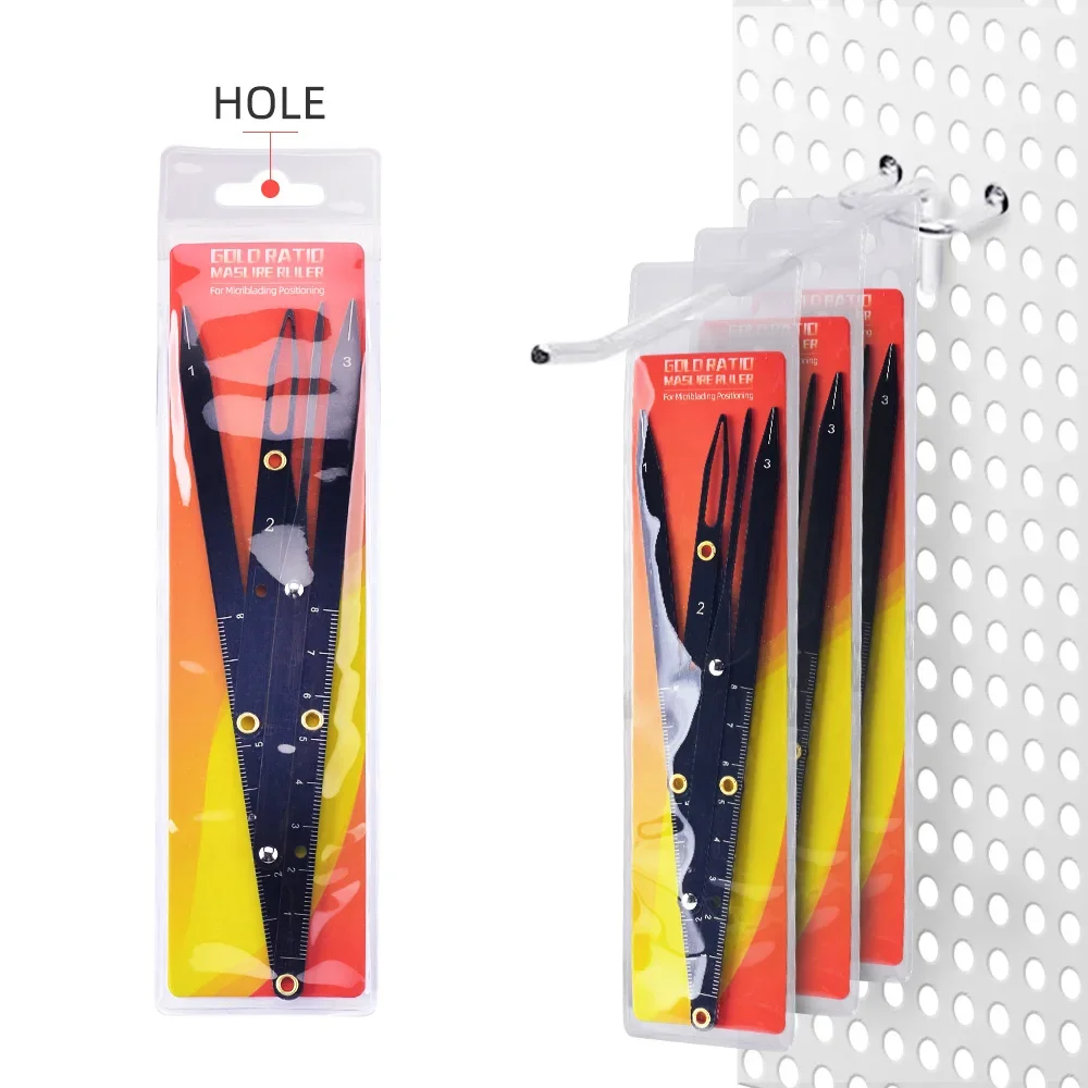 Металлическая линейка для бровей позиционирование полуперманентной линии