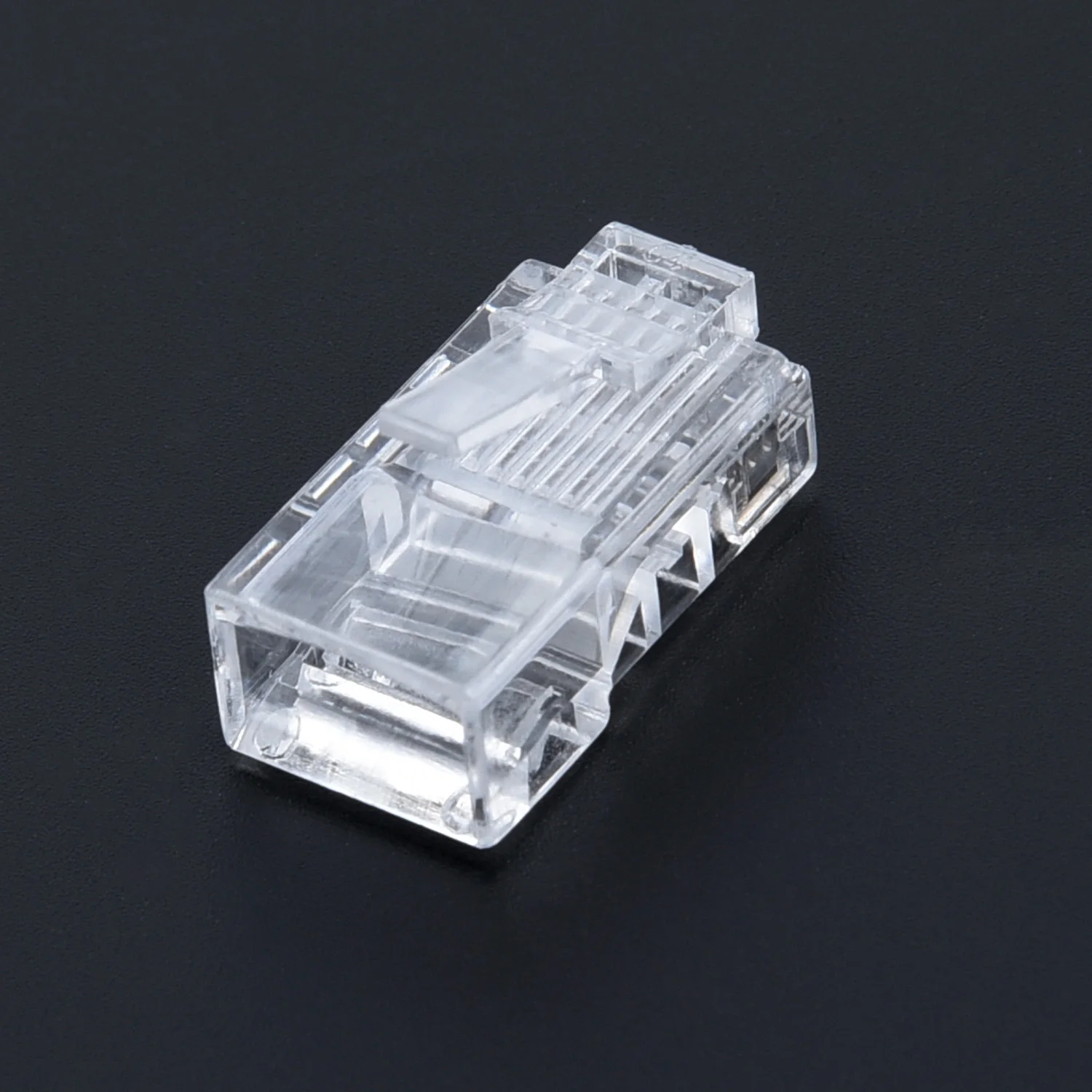 

2021 NEW 100pcs CAT5E CAT6 Plug RJ45 Connector Network Cable Modular 8P8C Connector End Pass Through Z HOTSALE RJ45