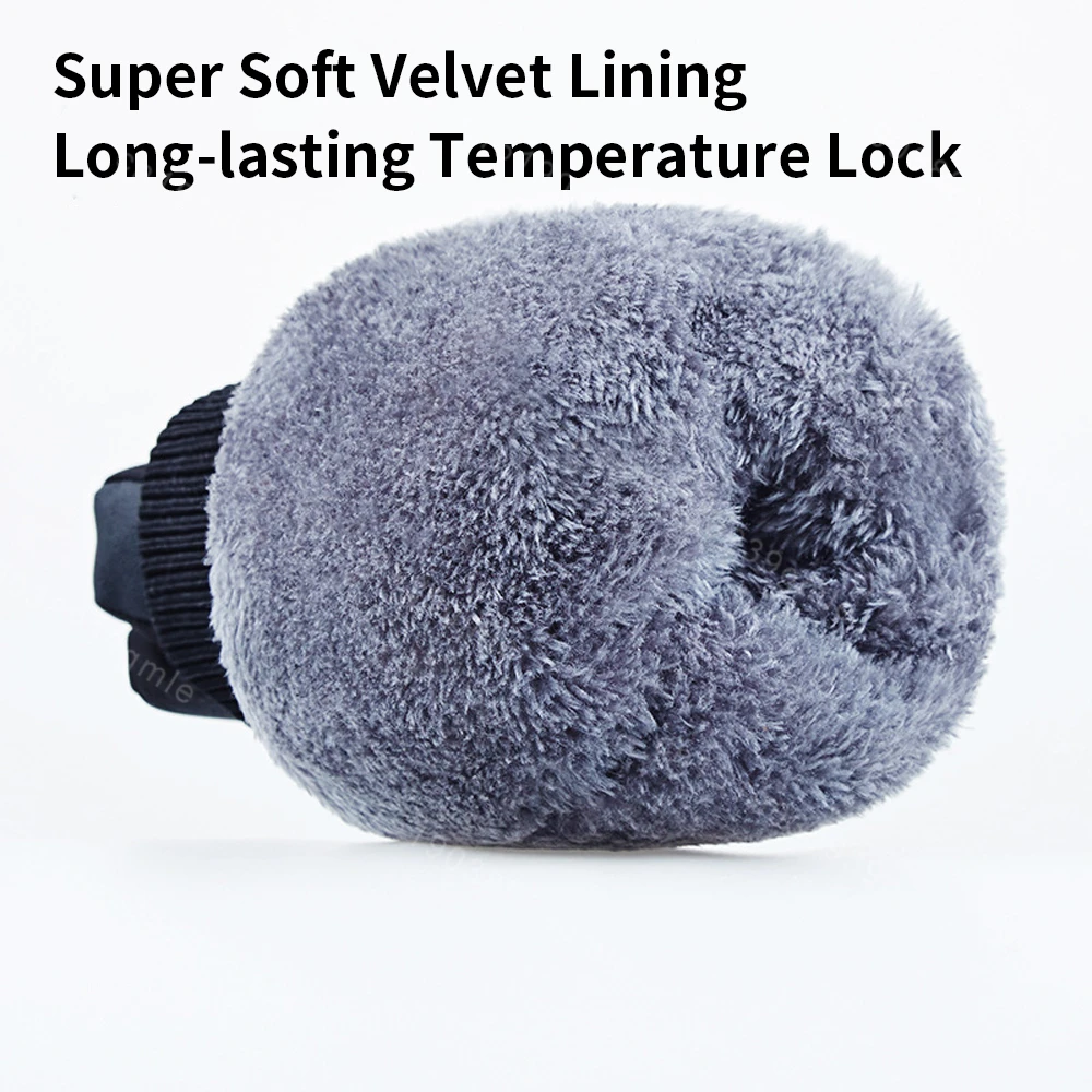 Лыжные перчатки зимние теплые для верховой езды ветрозащитные