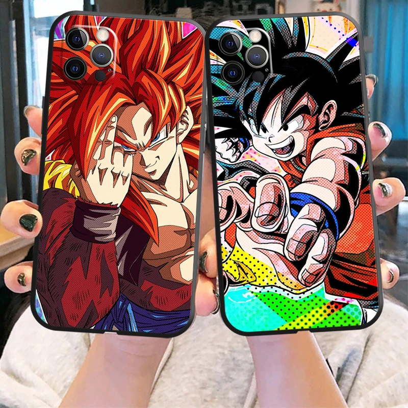 

Japan Anime Dragon Ball Funda Phone Case For iPhone 11 13 12 Pro Max 12 13 Mini X XR XS MAX SE 2020 7 8 6s Plus Celular Carcasa