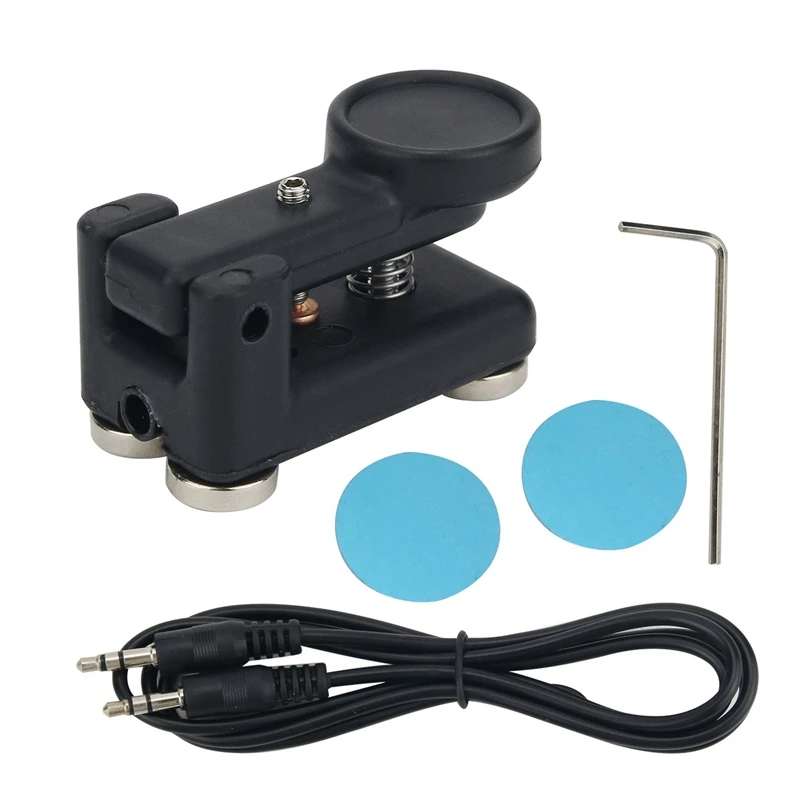 

QU-20A Manual Morse Key CW Key Portable Compact Telegraph Key For Radio Morse Code Practices