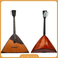 russian folk ethnic musical instrument solid wood balalaika spruce triangular shape 3 strings music instrument bala laika set