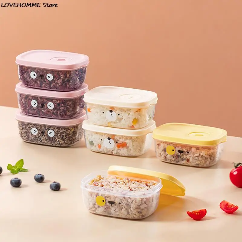 1PC Food Storage Container Freezer Food Storage Boxes Refrigerator Rice Food Fruit Preservation Keep Fresh Box Microwaveable