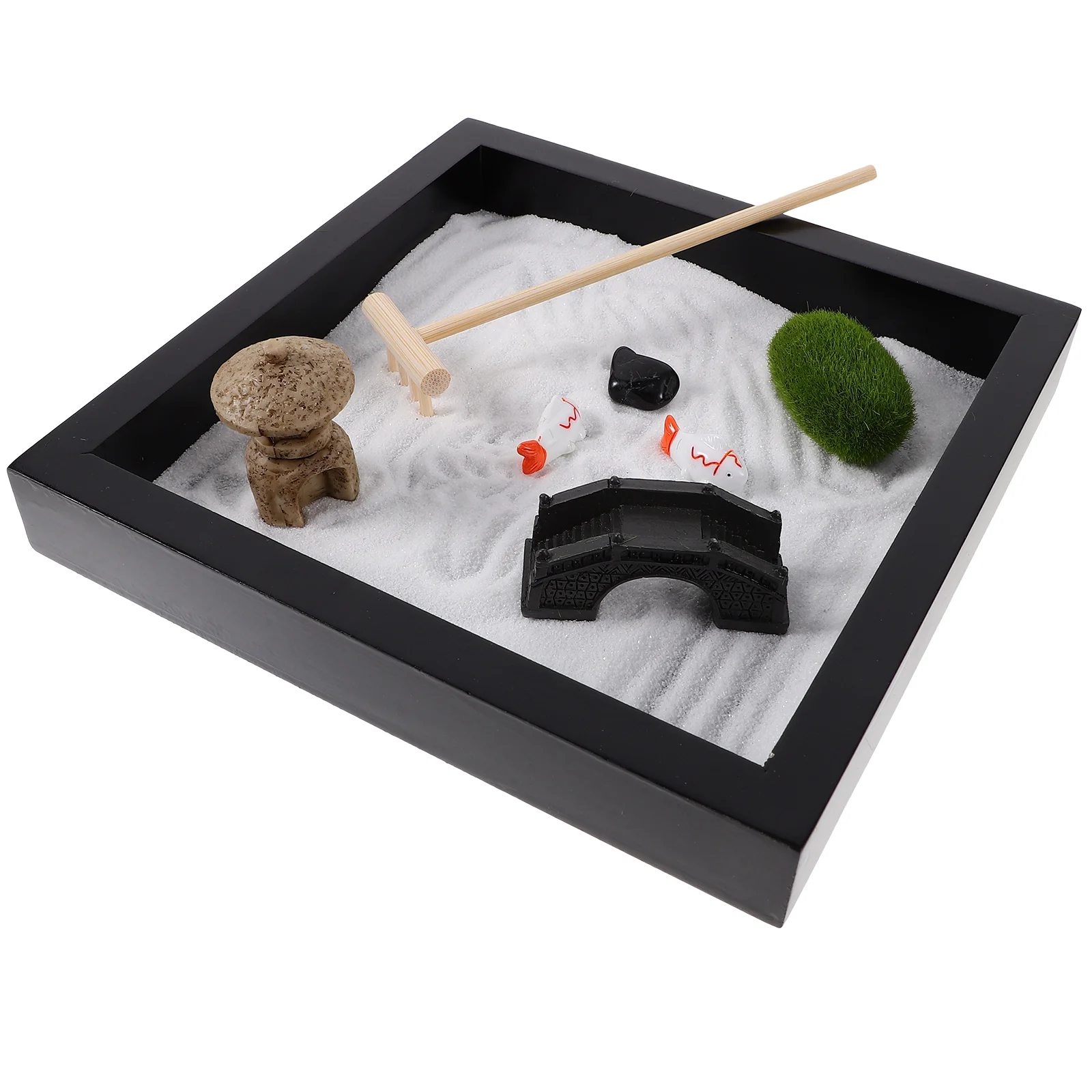 

Table Ornament Desktop Adornment Decorations Garden Sandbox Home Wood Decorative Office