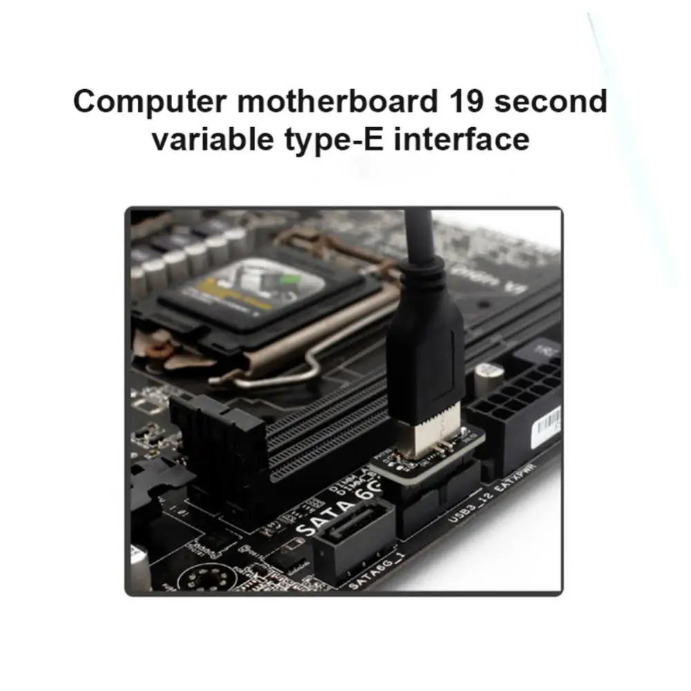 Новинка внешний адаптер USB 3 0 20 Pin/19P на Type-E A-Key 1 20-контактный для передней панели Type