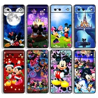mickey minnie cute shockproof cover for google pixel 5 4 4a xl 5g black phone case shell soft fundas coque capa