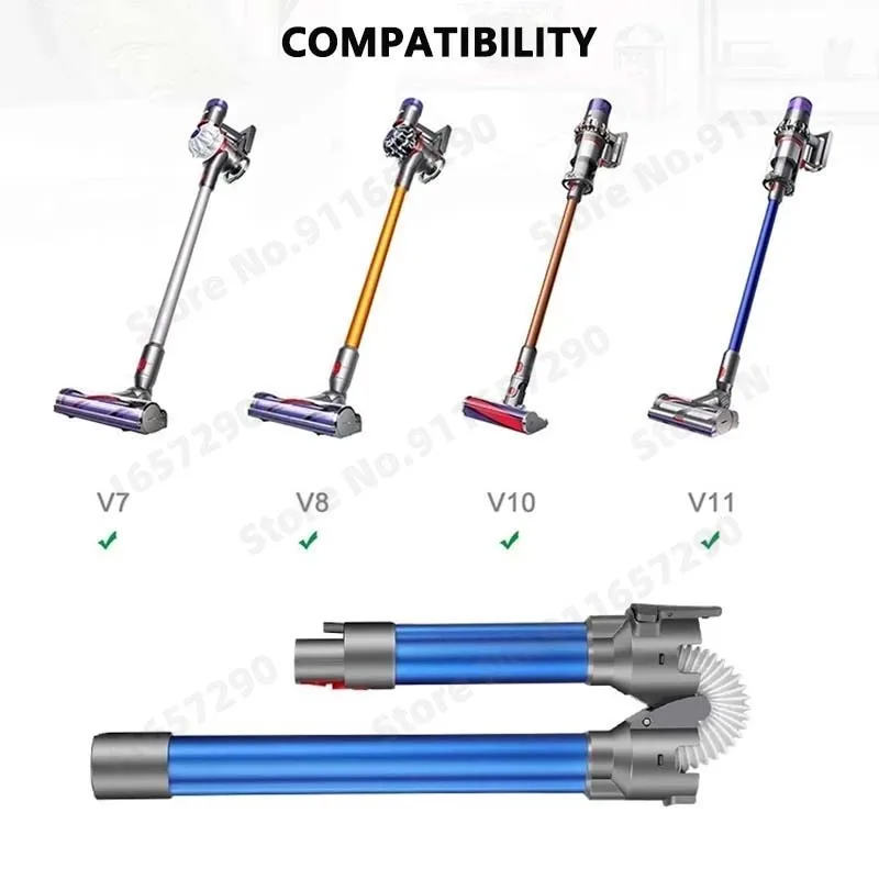 Сменная алюминиевая складная удлинительная трубка для пылесосов Dyson V7 V8 V10 V11 -
