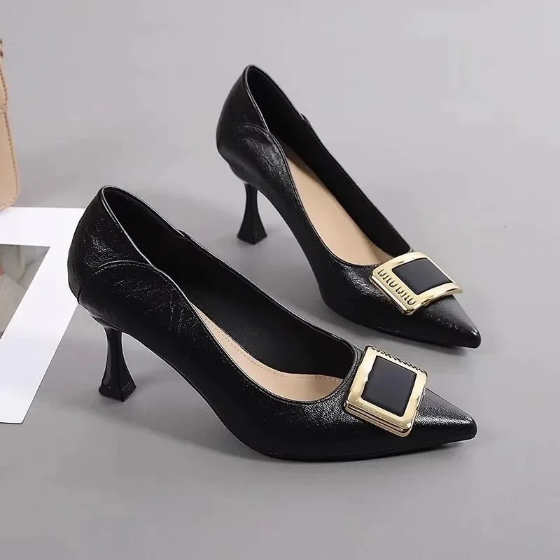 sapatos femininas женские милые высококачественные весенние туфли без шнуровки на