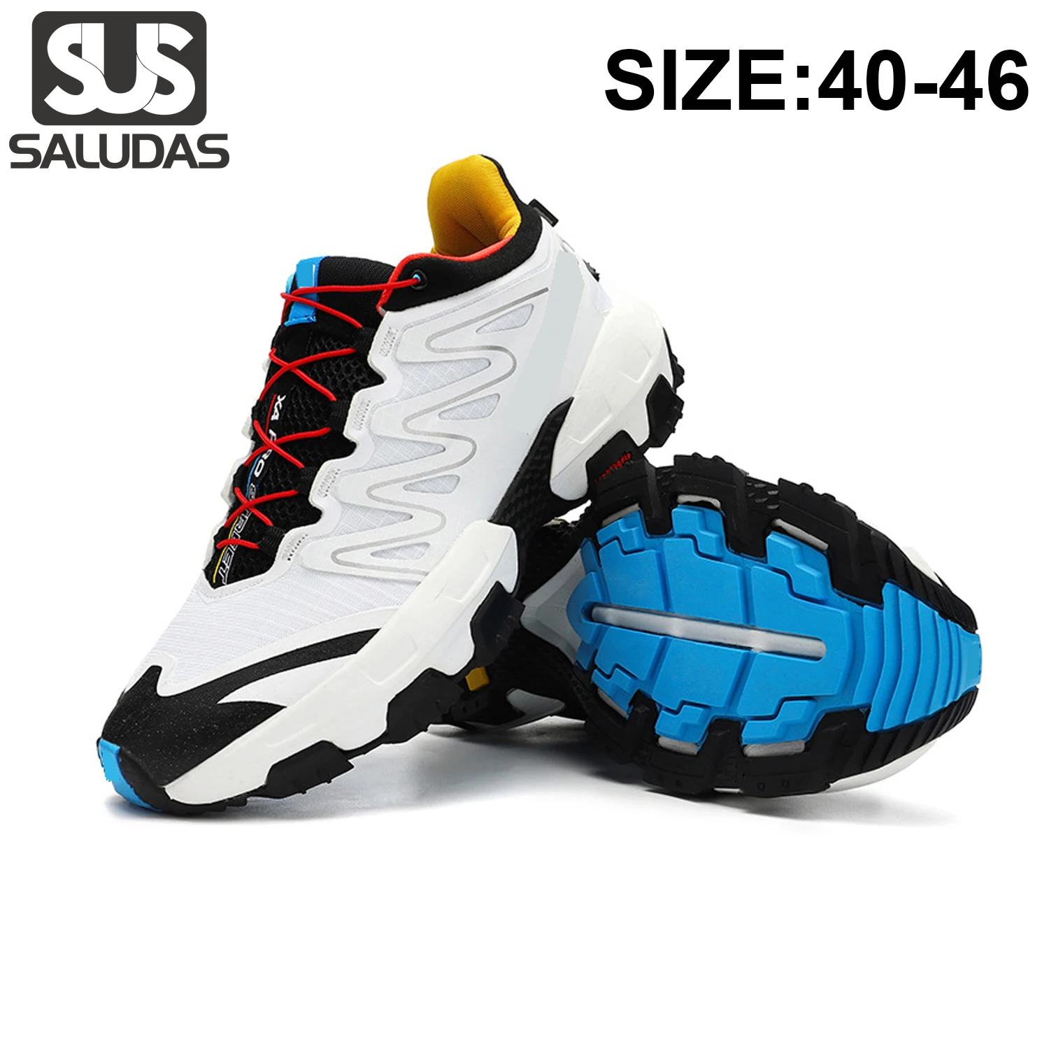 

SALUDAS Male Shoes Mountain Shoes Non-slip XA Pro Hiking Shoes Breathable Casual Shoes Men Sneakers Outdoor Running Shoes
