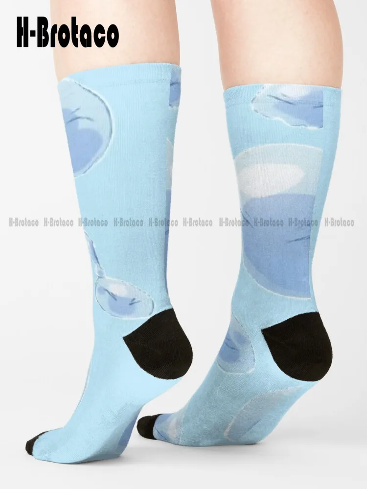 

That Time I Got Reincarnated As A Slime 24 Socks Sock Custom Gift Cartoon Teen Youth Socks 360° Digital Print Casual Colorful