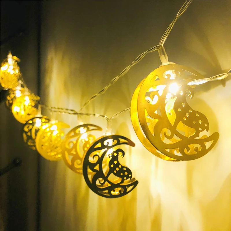 

Светодиодная гирлянда с Луной и звездами, модель 2023 года