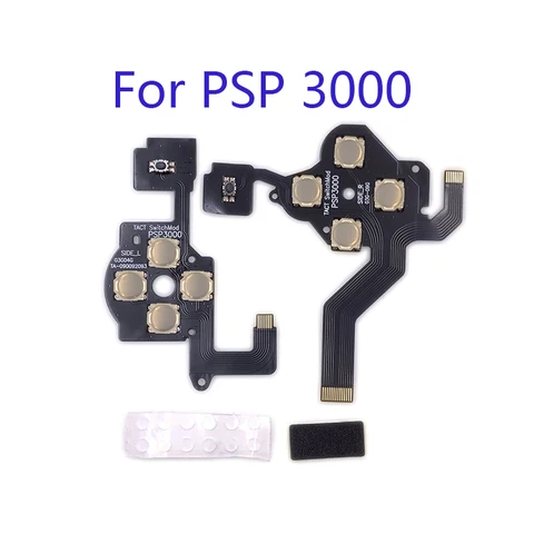 1 комплект проводящей пленки, запасная часть, замена левой и правой L R кнопки, пленка для PSP 1000/2000/3000, новый гибкий кабель консоли 095