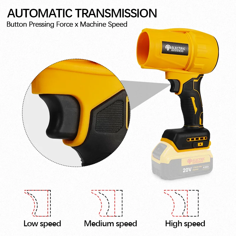 Бесщёточный двигатель Dewalt 20В для воздуходувки