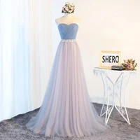 high quality tulle off the shoulder prom dresses sexy sweetheart temperament a line slim formal party bridesmaid gowns plus size