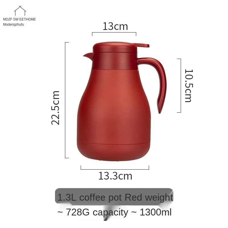 

Wedding Insulation Pot Household Insulated Kettle Large Capacity Hot Water Bottle Dowry Red Thermos Bottle Thermal Insulation