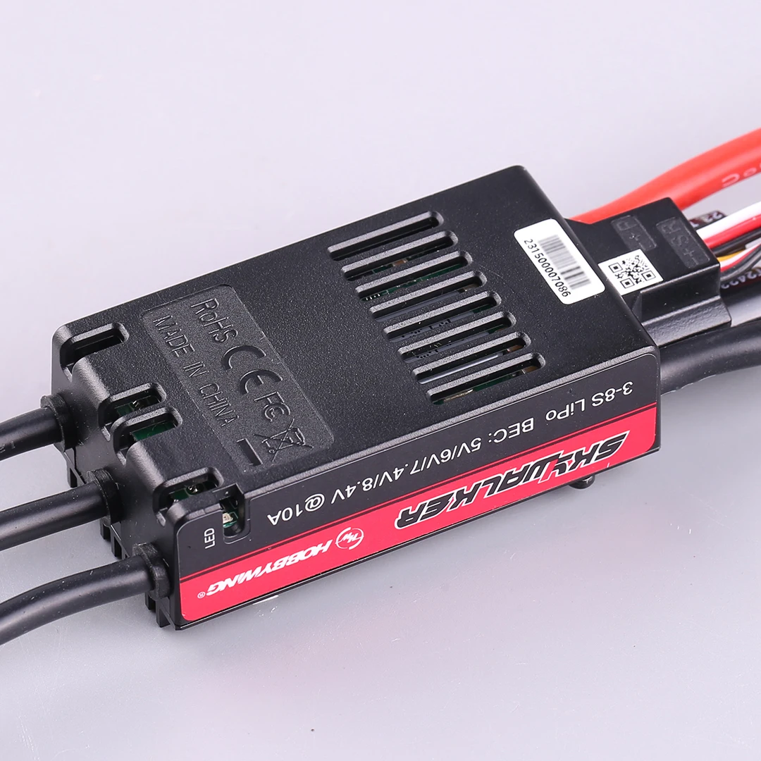 Фото Hobbywing SkyWalker 120A V2 UBEC Бесщеточный ESC с электрической регулировкой обратной передачи для моделей самолетов №4