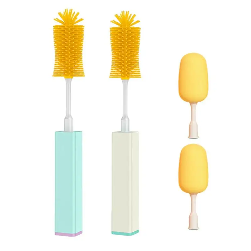 

Electric Bottle Brush Cleaner Rechargeable Straw Bottle Cleaning Tool Rotating Baby Cup Pacifier Cleansing Brushes Set Gadgets