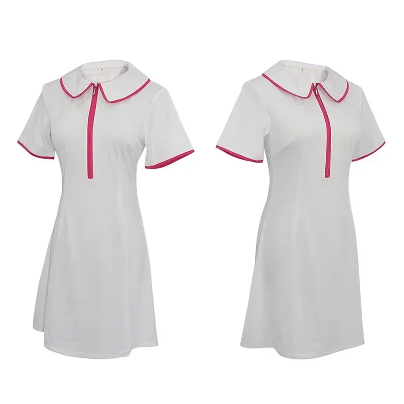 Аниме бензопила человек Макима косплей костюм медсестра униформа парик