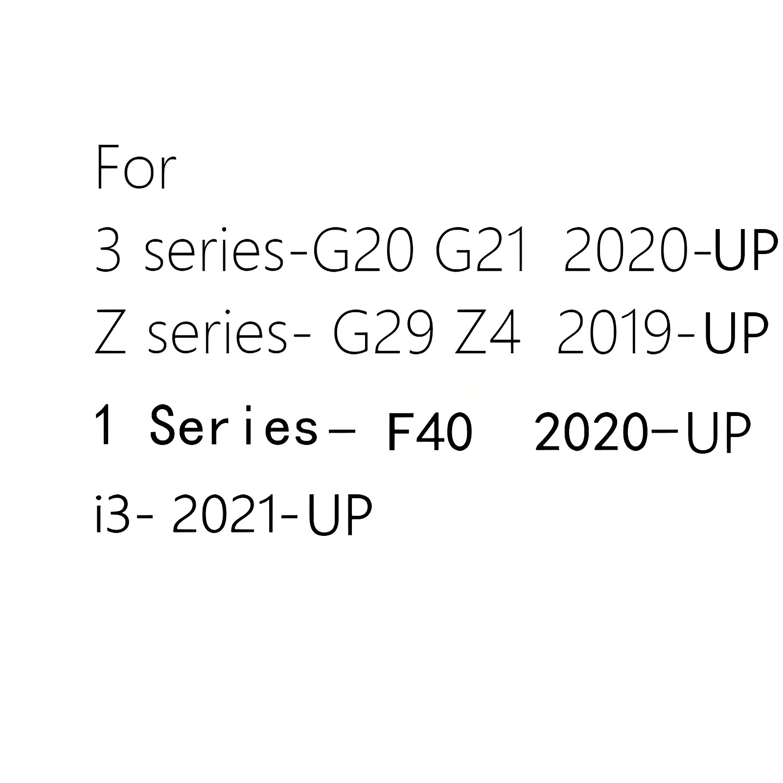 2 шт. для BMW 1 3 серии i3 G20 G21 F40 2024 2023 2022 2021 строительный проектор двери автомобиля