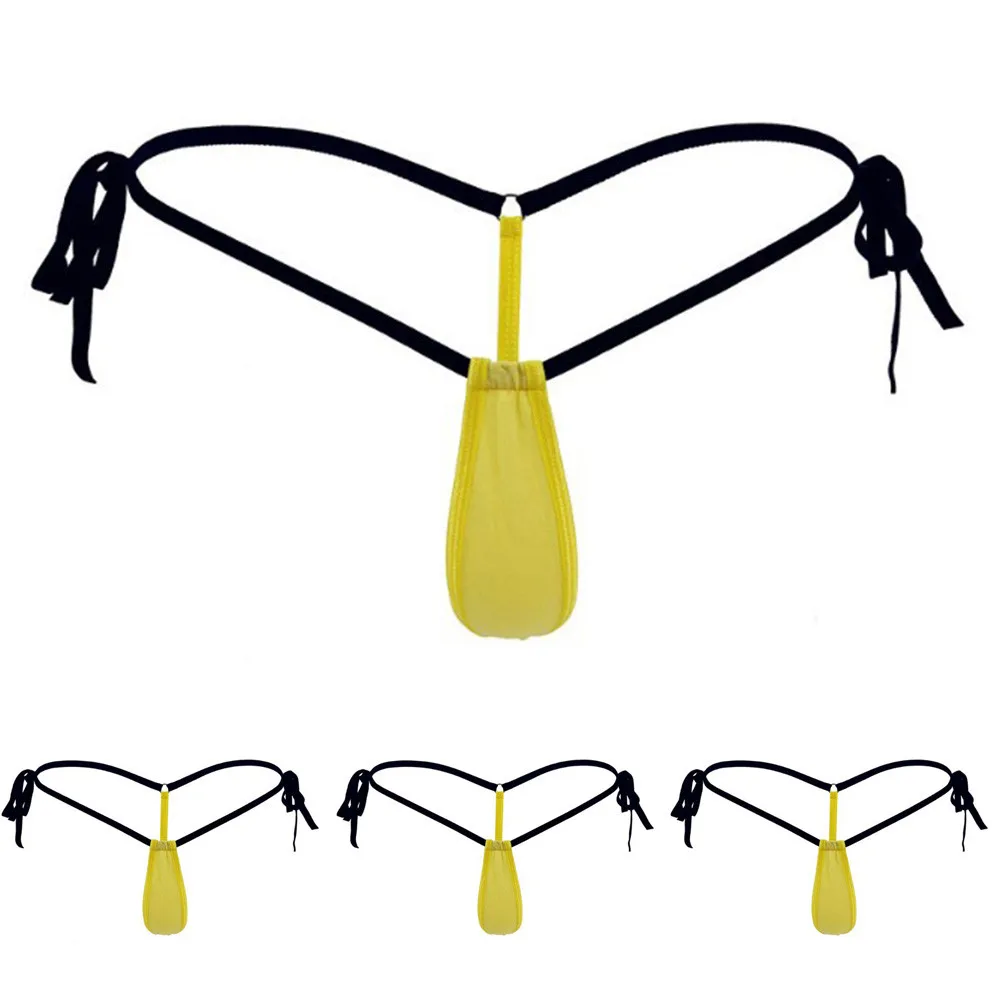 Мужские трусы с карманом для пениса мужские сексуальные G String трусы-джоки
