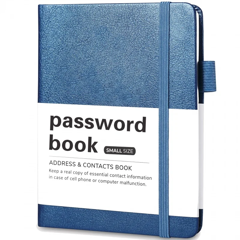 Amazon Top Sell 2023 Custom Logo Internet Comprehensive Address Password Book with Alphabetical Tabs